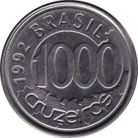 1000 cruzeiros - Brésil