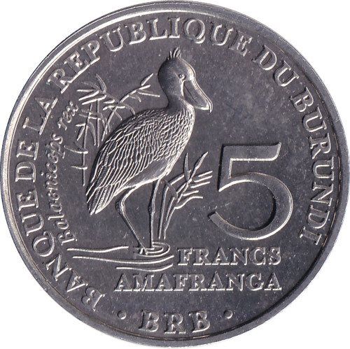 5 francs - Burundi