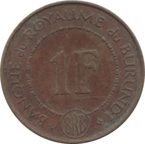 1 franc - Burundi