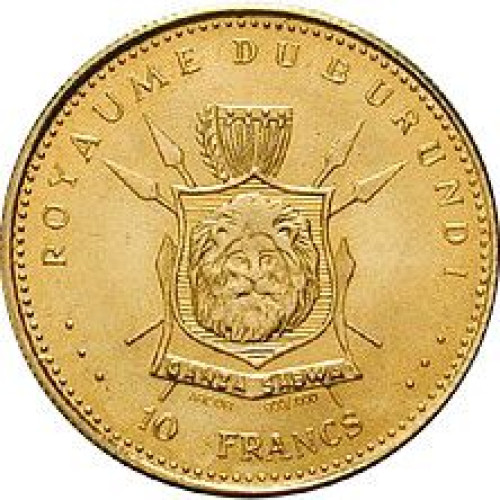 10 francs - Burundi