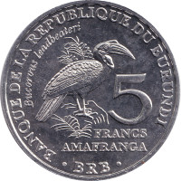 5 francs - Burundi