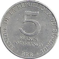 5 francs - Burundi