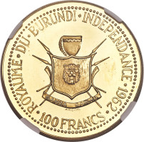 100 francs - Burundi