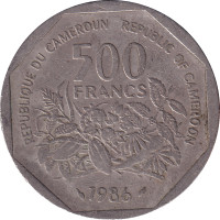 500 francs - Cameroon