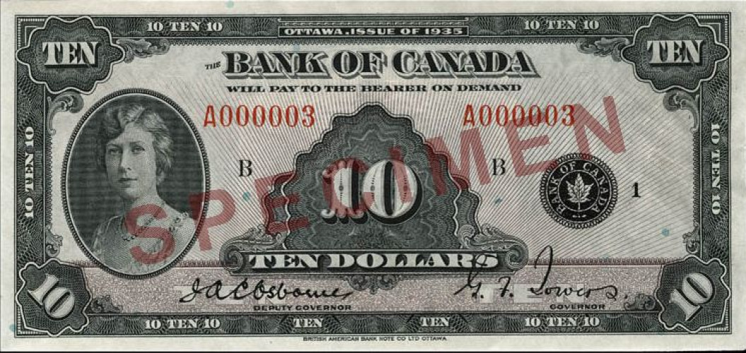 10 dollars - Canada