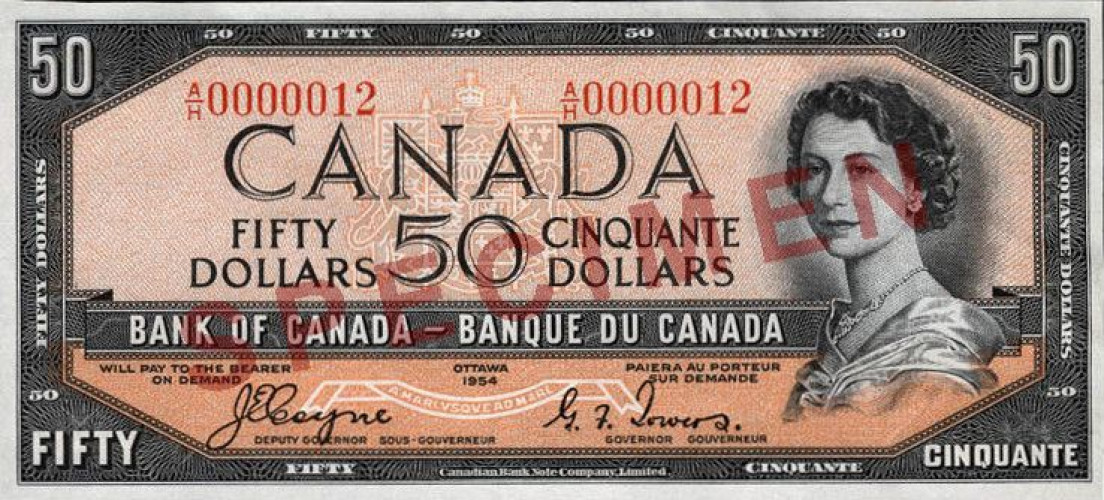 50 dollars - Canada