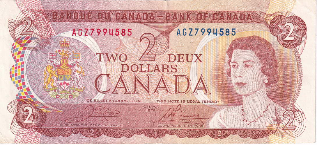 2 dollars - Canada