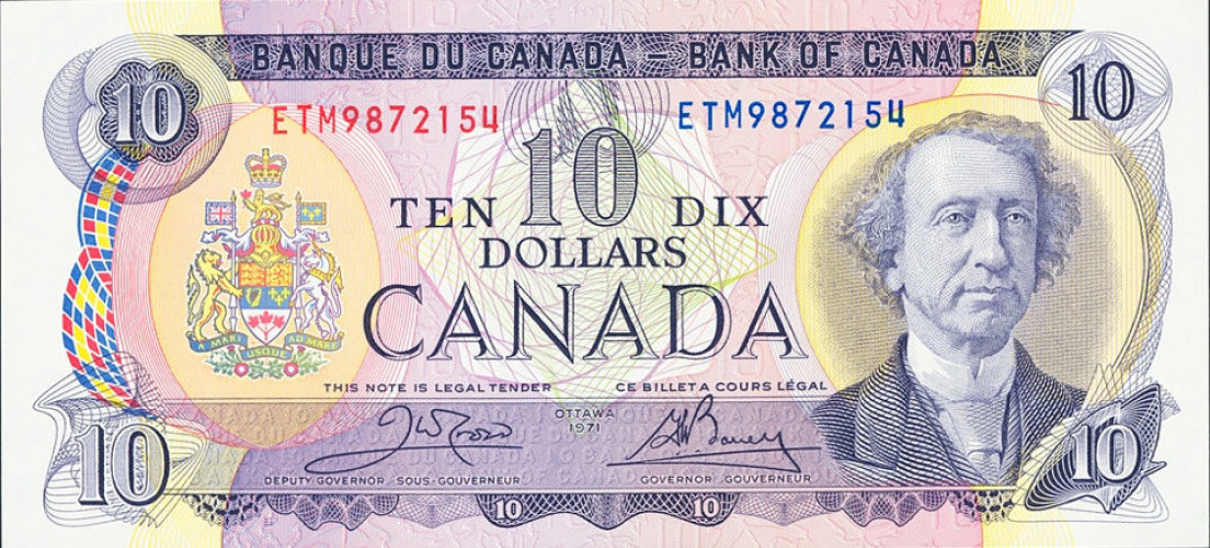 10 dollars - Canada