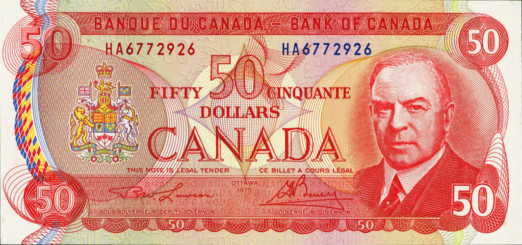 50 dollars - Canada