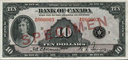 10 dollars - Canada