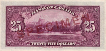 25 dollars - Canada