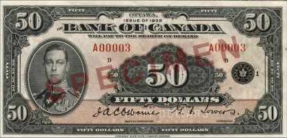 50 dollars - Canada