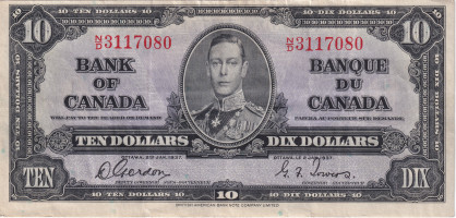 10 dollars - Canada