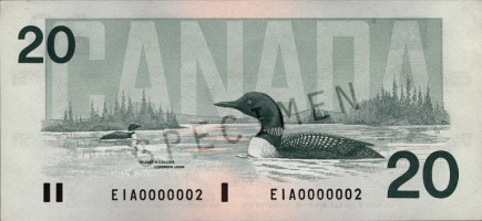 20 dollars - Canada