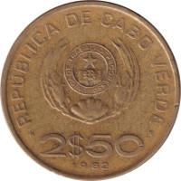 2 1/2 escudos - Cape Verde