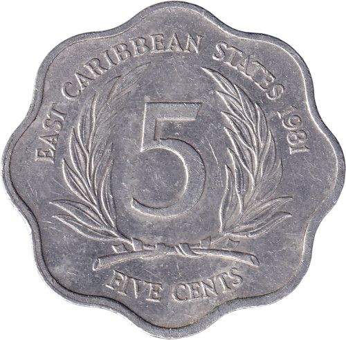 5 cents - Caraïbes