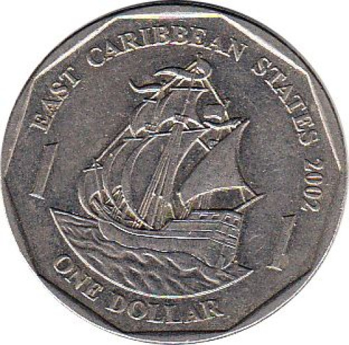 1 dollar - Caraïbes