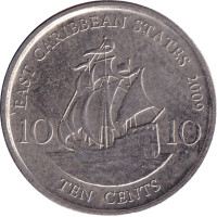 10 cents - Caraïbes