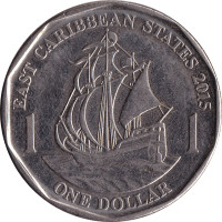 1 dollar - Caraïbes