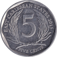 5 cents - Caribbean