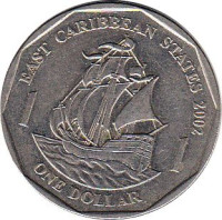 1 dollar - Caraïbes