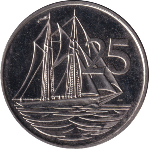 25 cents - Cayman Islands