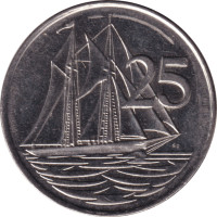 25 cents - Îles Caïmans