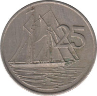 25 cents - Îles Caïmans