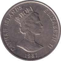 25 cents - Cayman Islands