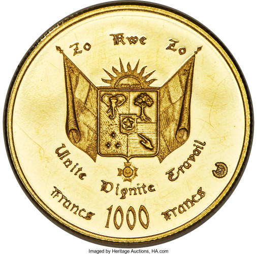 1000 francs - Central Africa