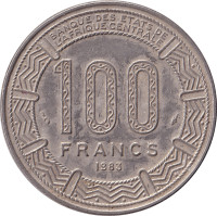 100 francs - Centrafrique