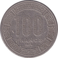 100 francs - Centrafrique