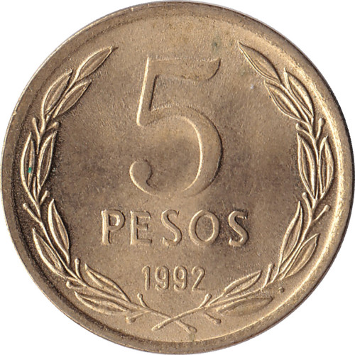 5 pesos - Chili