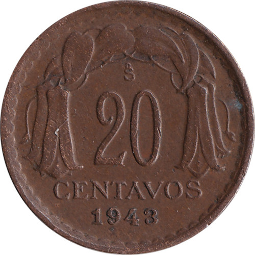 20 centavos - Chile