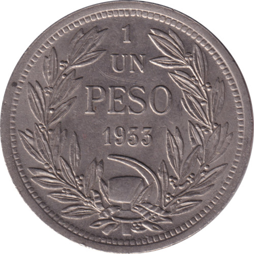 1 peso - Chili