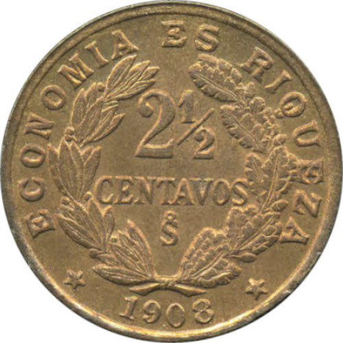 2 1/2 centavos - Chile