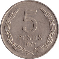 5 pesos - Chile