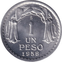 1 peso - Chile