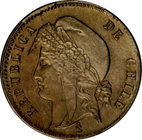 1/2 centavo - Chile