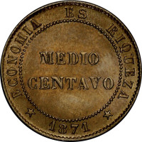 1/2 centavo - Chile