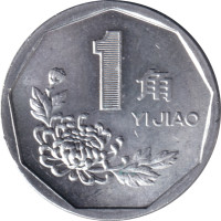 1 jiao - China