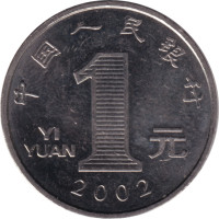 1 yuan - China