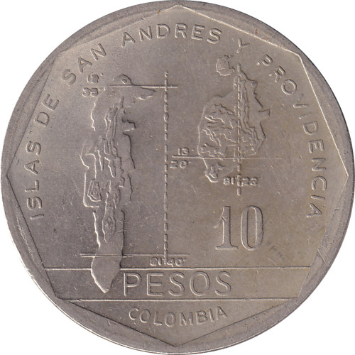 10 pesos - Colombie