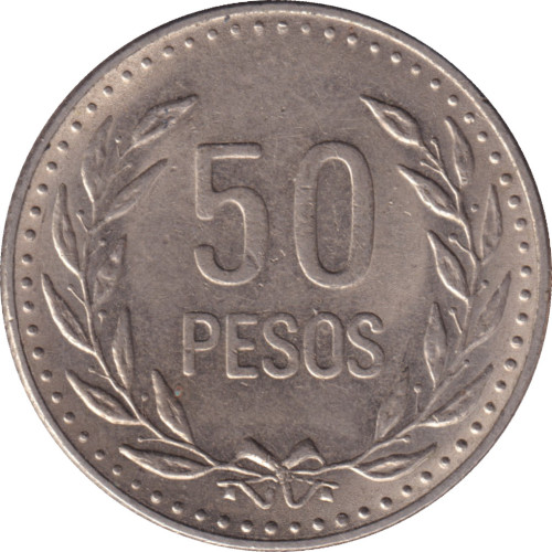 50 pesos - Colombie