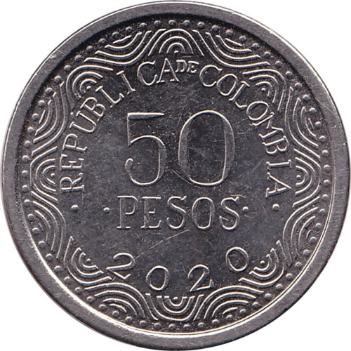 50 pesos - Colombie