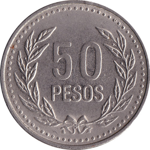 50 pesos - Colombie