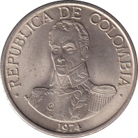 1 peso - Colombie