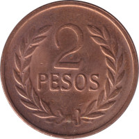 2 pesos - Colombia