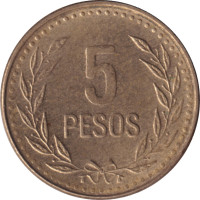 5 pesos - Colombie