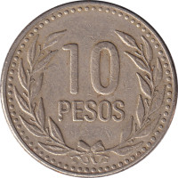 10 pesos - Colombia